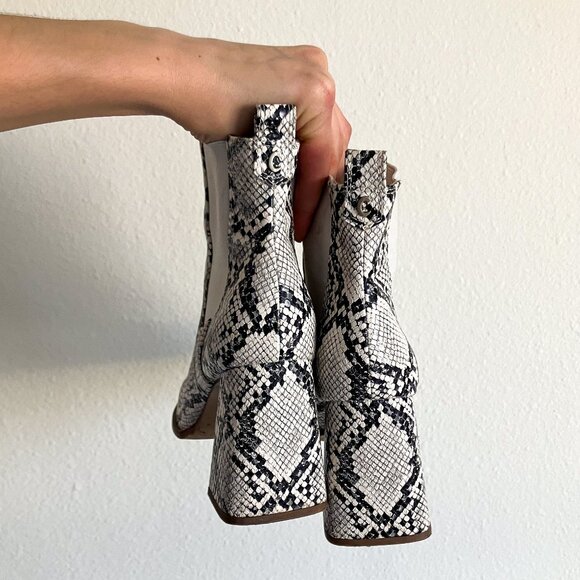 Circus NY by Sam Edelman Polly Square Toe Block Heel Booties - Picture 4 of 5